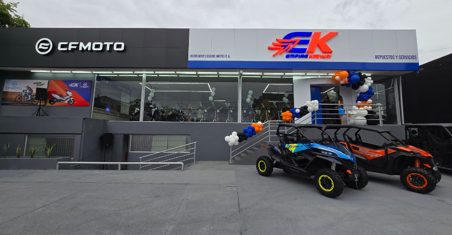EK tiene nuevo concesionario en San Cristóbal y llegó también con CFMOTO
